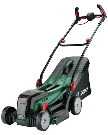 Akumuliatorinė vejapjovė BOSCH UniversalRotak 2x18V-37-550, 2x4,0Ah