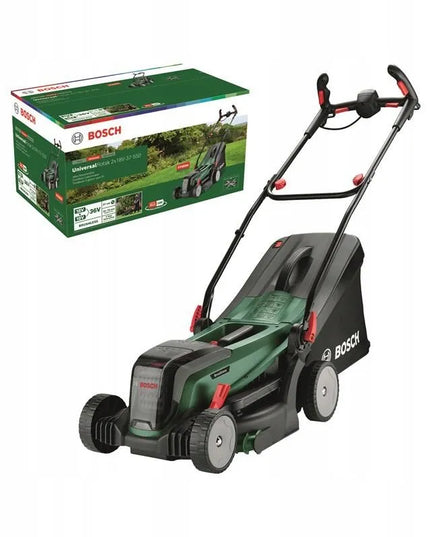 Akumuliatorinė vejapjovė BOSCH UniversalRotak 2x18V-37-550, 2x4,0Ah