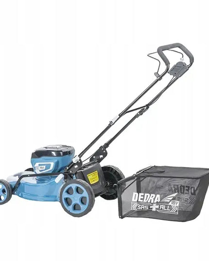 Akumuliatorinė vejapjovė DEDRA 46cm, rinkinys 2x5Ah DED6997X-2A5