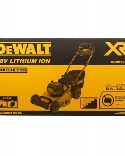 Akumuliatorinė vejapjovė DeWalt 2x18V DCM564N