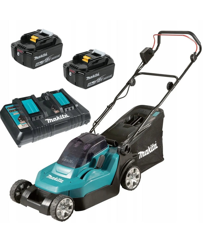 Akumuliatorinė vejapjovė Makita DLM382PT2 2x18V
