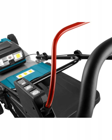Akumuliatorinė vejapjovė MAKITA DLM460, 46 cm, 60 l, 2x18V, plieninis korpusas