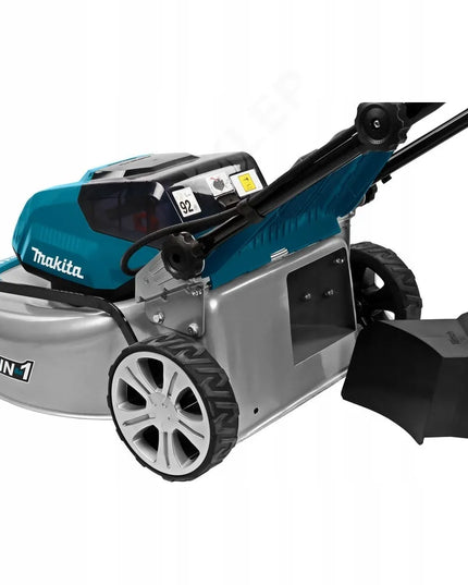 Akumuliatorinė vejapjovė MAKITA DLM460, 46 cm, 60 l, 2x18V, plieninis korpusas