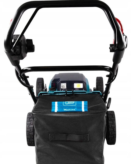 Akumuliatorinė vejapjovė Makita DLM532Z, 53 cm, 2x18V LXT BLDC XPT ADT su pavara (be akumuliatorių)