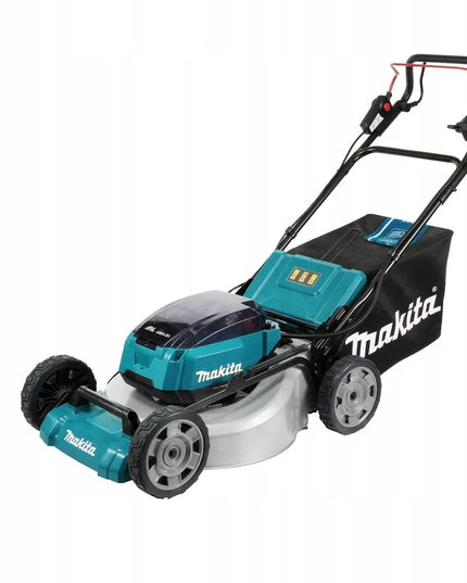 Akumuliatorinė vejapjovė Makita DLM532Z, 53 cm, 2x18V LXT BLDC XPT ADT su pavara (be akumuliatorių)