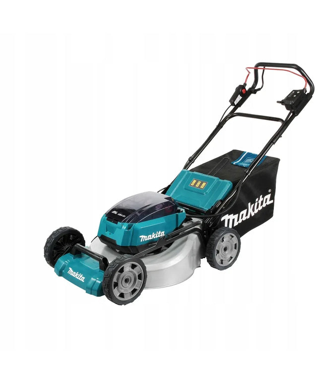 Akumuliatorinė vejapjovė Makita DLM532Z, 53 cm, 2x18V LXT BLDC XPT ADT su pavara (be akumuliatorių)