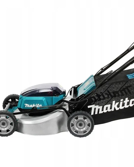 Akumuliatorinė vejapjovė Makita DLM532Z, 53 cm, 2x18V LXT BLDC XPT ADT su pavara (be akumuliatorių)