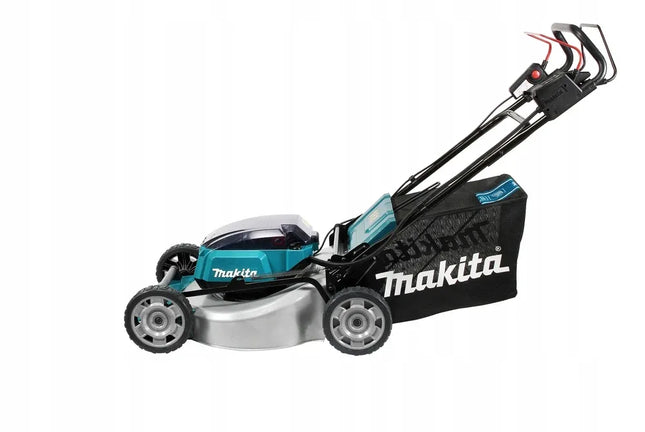 Akumuliatorinė vejapjovė Makita DLM532Z, 53 cm, 2x18V LXT BLDC XPT ADT su pavara (be akumuliatorių)