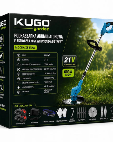 Akumuliatorinė žoliapjovė elektrinė dalgis žoliapjovė galingas komplektas