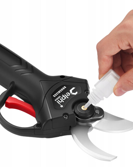 Akumuliatorinės sodo žirklės Delphi Tools 21V su Brushless varikliu, 2 baterijomis, lagaminu ir atsarginiu peiliu