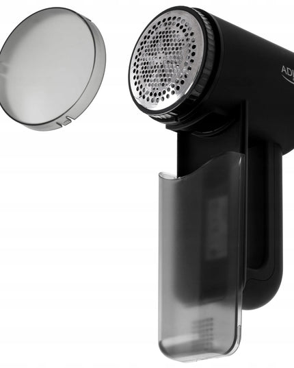 Akumuliatorinis audinių skustuvas Adler AD9617 su LCD ekranu ir greičio reguliavimu, juodas