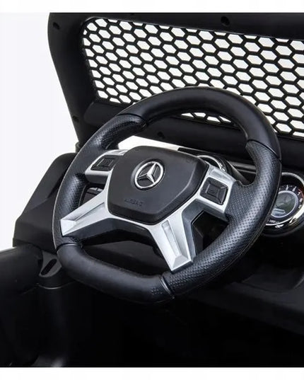 Akumuliatorinis automobilis Mercedes Unimog, raudonas