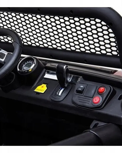 Akumuliatorinis automobilis Mercedes Unimog, raudonas