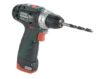 Akumuliatorinis gręžtuvas-suktuvas Metabo PowerMaxx BS Basic 12V 2x2Ah