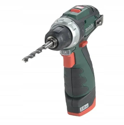 Akumuliatorinis gręžtuvas-suktuvas Metabo PowerMaxx BS Basic 12V 2x2Ah