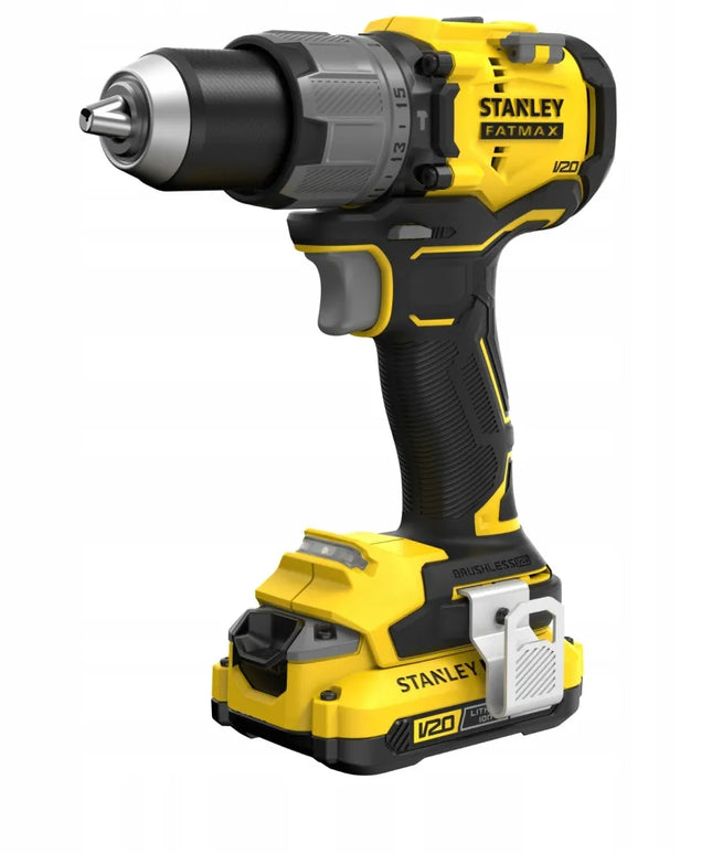Akumuliatorinis gręžtuvas-suktuvas Stanley Fatmax 18V 2x2.0Ah V20 SFMCD715D2K