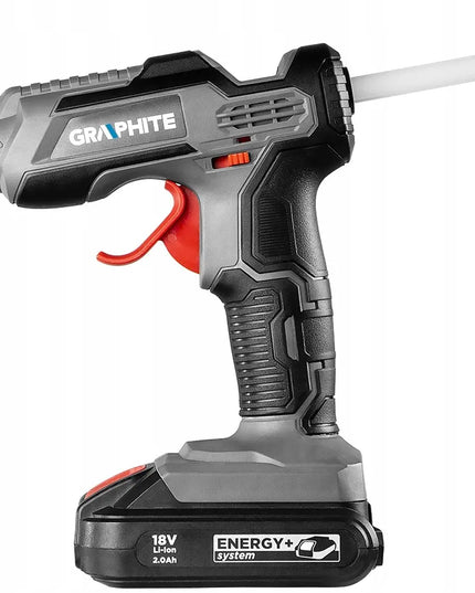 Akumuliatorinis karšto klijų pistoletas ENERGY+ 18V GRAPHITE