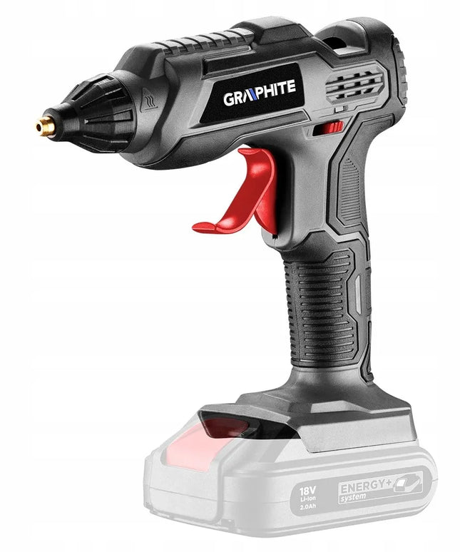 Akumuliatorinis karšto klijų pistoletas ENERGY+ 18V GRAPHITE