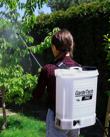 AKUMULIATORINIS KUIRINIO PURKŠTUVAS ELEKTRINIS 16L PRO ILGAS ANTGALIS 91CM