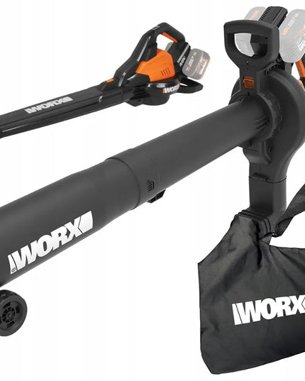 Akumuliatorinis lapų pūstuvas ir siurblys WORX WG583E.9 40V