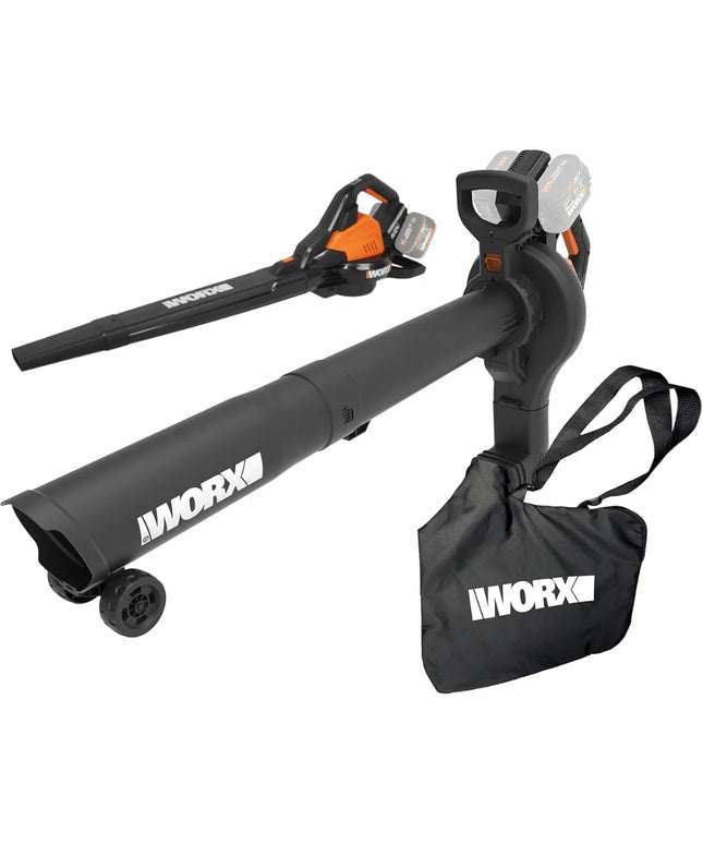Akumuliatorinis lapų pūstuvas ir siurblys WORX WG583E.9 40V