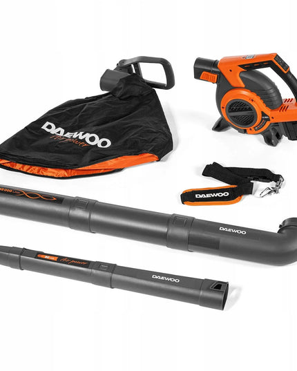 Akumuliatorinis lapų pūstuvas-siurblys DAEWOO DABL 9042Li SET + 2 akumuliatoriai + įkroviklis