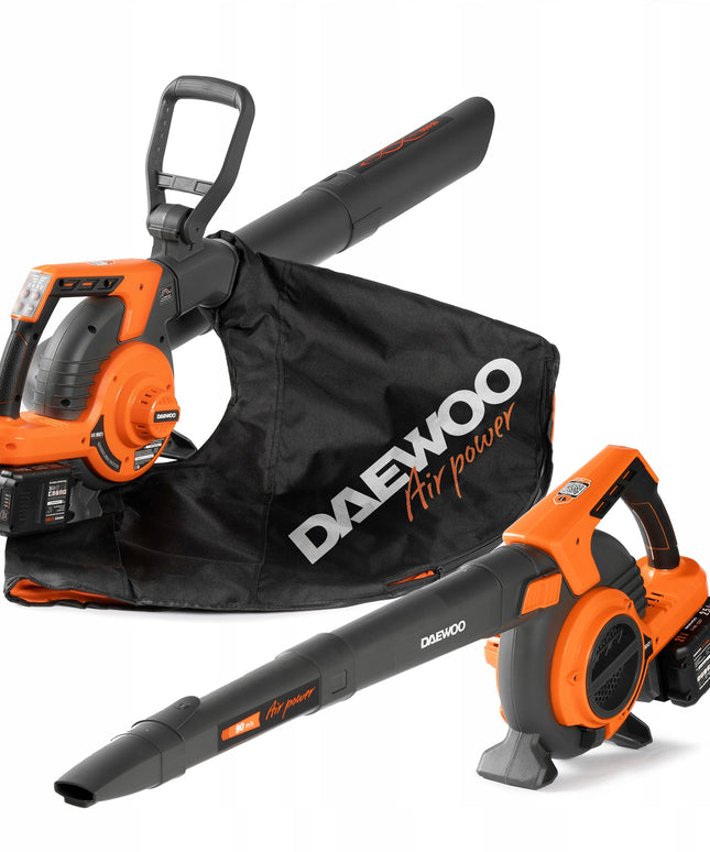 Akumuliatorinis lapų pūstuvas-siurblys DAEWOO DABL 9042Li SET + 2 akumuliatoriai + įkroviklis