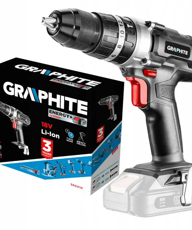 Akumuliatorinis smūginis suktuvas-gręžtuvas GRAPHITE