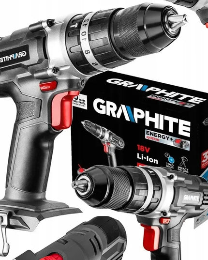 Akumuliatorinis smūginis suktuvas-gręžtuvas GRAPHITE