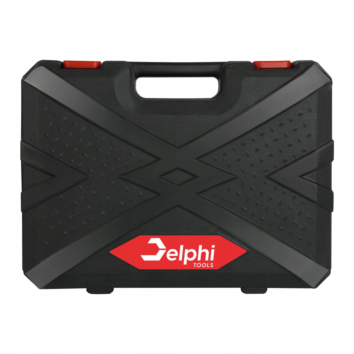 Akumuliatorinis smūginis veržliasukis Delphi Tools Brushless 20V 2x baterijos, 350Nm sukimo momentas, 1/2'' galvutės komplektas lagamine