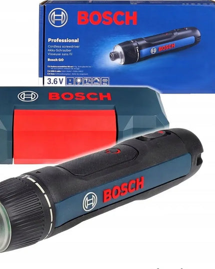 Akumuliatorinis suktuvas Bosch GO 3 Prof. 3,6 V + lagaminas ir dvipusis antgalis