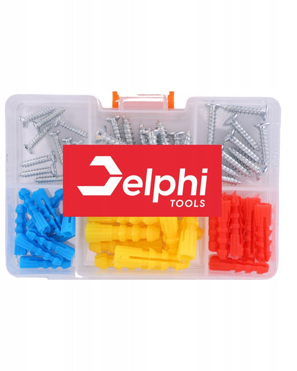 Akumuliatorinis su smūgiu suktuvas-gręžtuvas Delphi Tools Brushless 16,8V 2x baterijos, 50Nm, lagaminas su priedais