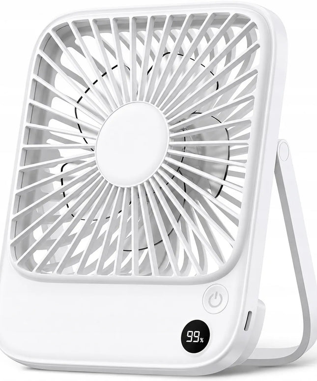 Akumuliatorinis ventiliatorius, tylus stalo ventiliatorius, vėsinimas 5000mAh TOPK K65