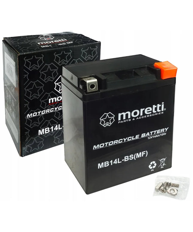 Akumuliatorius 12V 14Ah MB14L-BS GEL MORETTI