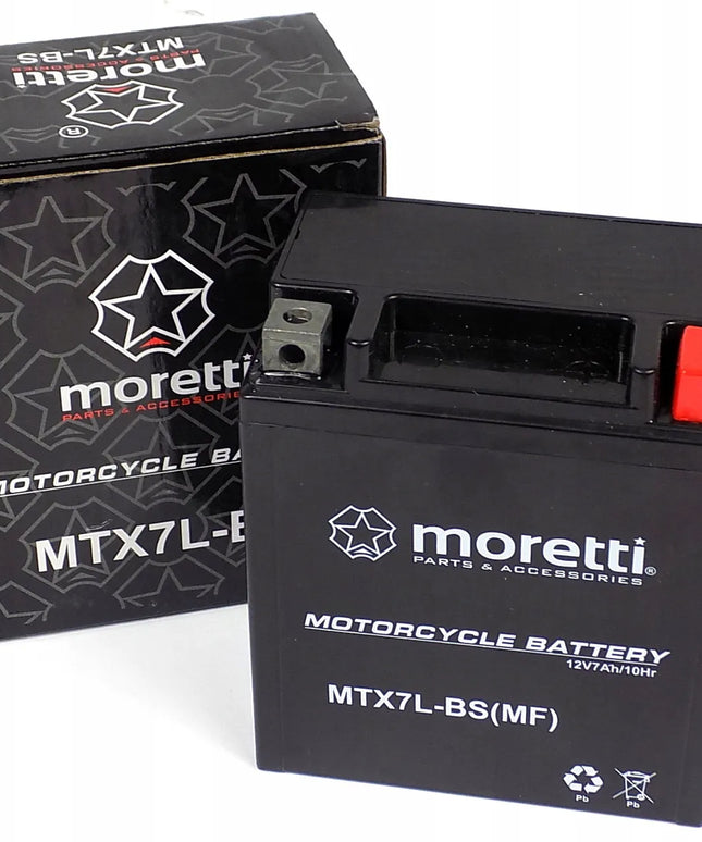 Akumuliatorius 12V 7Ah 2026 metų gamybos gelinis motociklams ir motoroleriams Martinelli