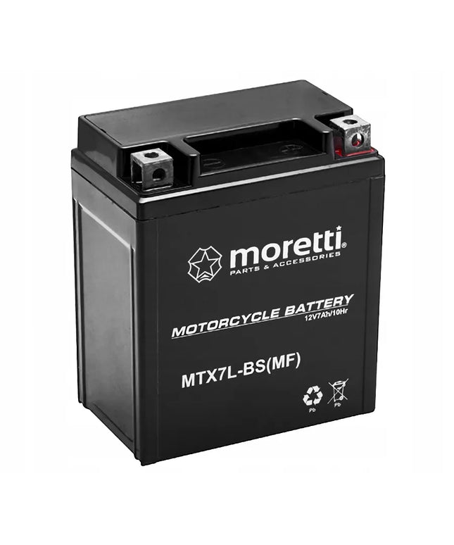 Akumuliatorius 12V 7Ah 2026 metų gamybos gelinis motociklams ir motoroleriams Martinelli