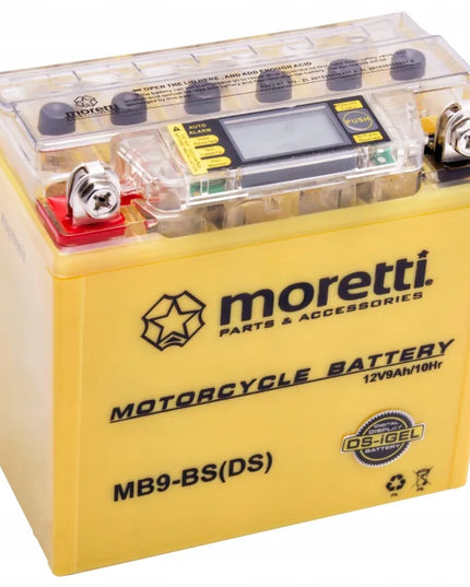 Akumuliatorius Moretti AGM I-Gel MB9-BS 9Ah Martinelli