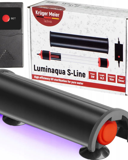 Akvariumo sterilizatorius Kruger Meier Luminaqua S-Line 5W su laikmačiu