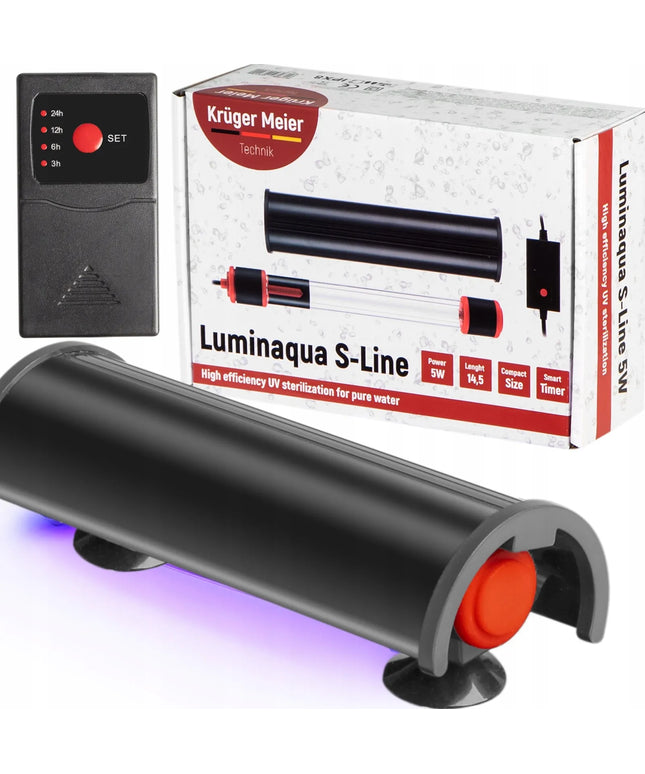 Akvariumo sterilizatorius Kruger Meier Luminaqua S-Line 5W su laikmačiu