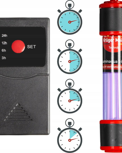 Akvariumo sterilizatorius Kruger Meier Luminaqua S-Line 5W su laikmačiu