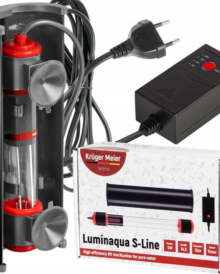 Akvariumo sterilizatorius Kruger Meier Luminaqua S-Line 5W su laikmačiu
