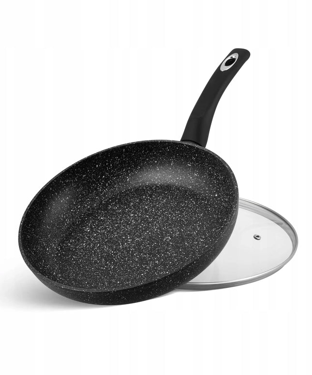 Aliumininė keptuvė Edenberg 22 cm, keraminė-marmurinė danga, neprideganti