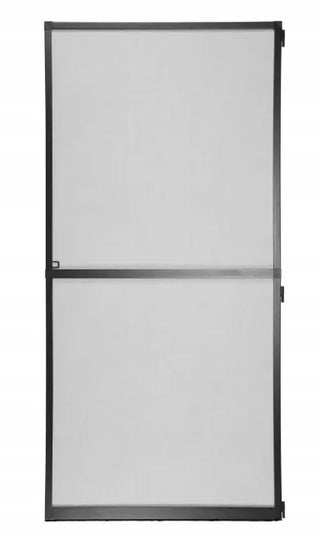 Aliuminio tinklelis nuo vabzdžių durims 100 x 210 terasinis, savaime užsidarantis, antracito spalvos