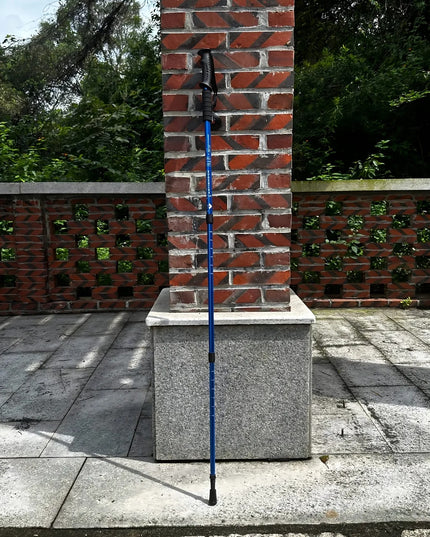 Raudonos Žygio Lazdos 2 vnt – Reguliuojamos, Smūgius Sugeriančios, Lengvas Aliuminis