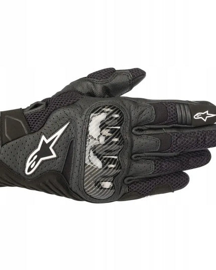Alpinestars SMX-1 AIR V2 juodos S dydžio pirštinės