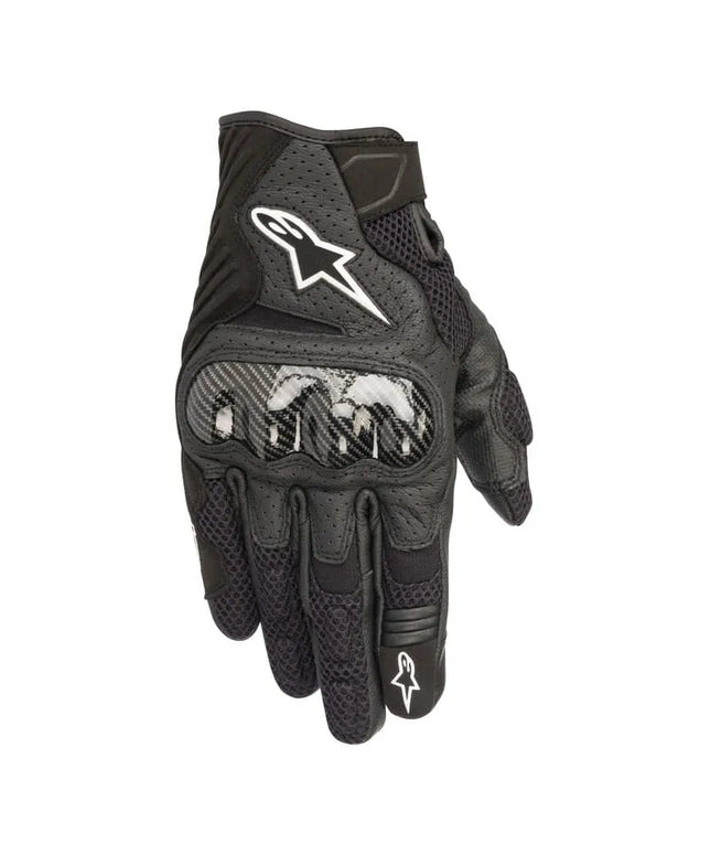 Alpinestars SMX-1 AIR V2 juodos S dydžio pirštinės