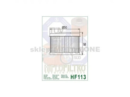 Alyvos filtras HifloFiltro HF113 Hilfo Filtr