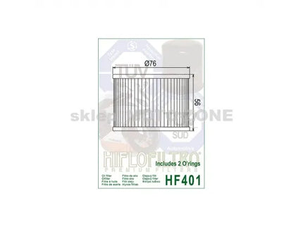 Alyvos filtras HifloFiltro HF401