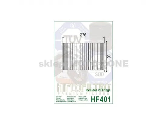Alyvos filtras HifloFiltro HF401