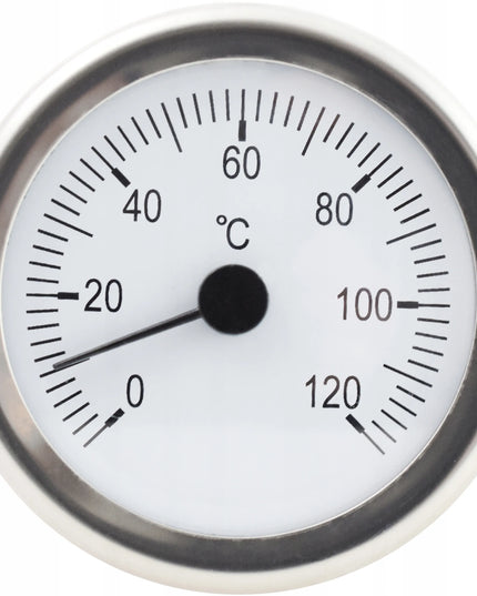 Analoginis diskinis termometras su zondu 0-120°C Esco TPM03